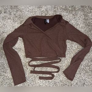 Dark brown going out top